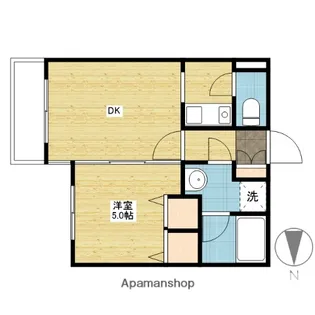 フォーラム伊島 三番館【301号室】の間取り