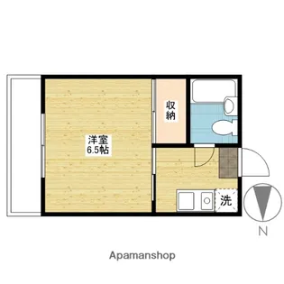 ドゥリーム浜【3階】の間取り