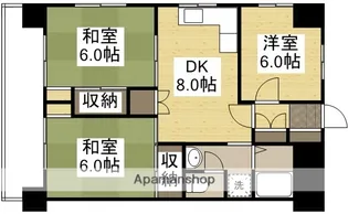 ナガシオビル【302号室】の間取り