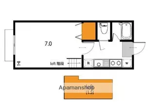 カリーノ【2階】の間取り