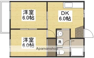 藤田コーポⅡ【2階】の間取り