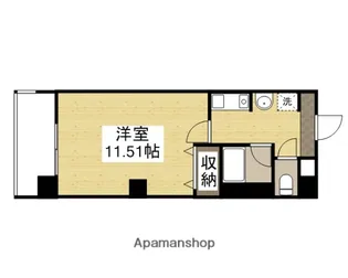 コーポラス伊福【3階】の間取り
