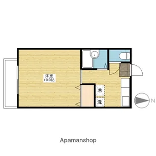 モデラートNEO【201号室】の間取り