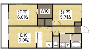 2DKの間取り画像