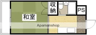 富田町共同ビル【206号室】の間取り