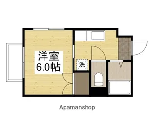 リバーサイド幸和【105号室】の間取り