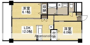 福富リングマンション【2階】の間取り