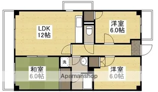サンハイツ大元【3階】の間取り