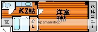 ビッグバーンズマンション清輝橋【503号室】の間取り