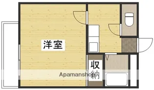 グリーンパーク賞田【308号室】の間取り