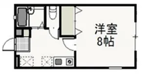 フラットK【1階】の間取り