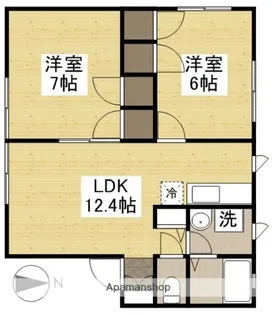 I.MパルクC【1階】の間取り