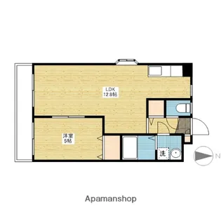 CASA TEN【301号室】の間取り