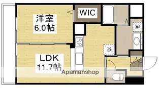 シティマンション衆楽【3階】の間取り