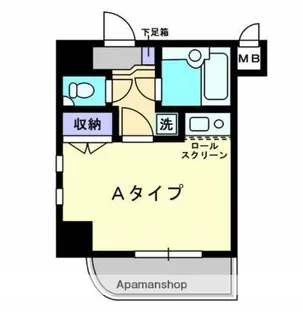 ダイアパレス京町Ⅱ【201号室】の間取り