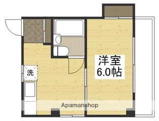 ドーミトリー人見【1階】の間取り