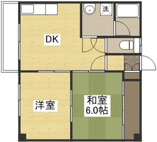 メゾンOGO A棟【2階】の間取り