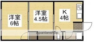 上原コーポ【103号室】の間取り