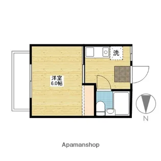 アルファ清心町【2階】の間取り
