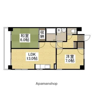 グランデュール今1号館【2階】の間取り