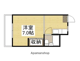 ホワイトメゾン学南6棟【2階】の間取り