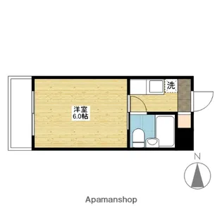 CION伊福町【306号室】の間取り