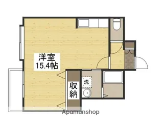 カレント中庄【306号室】の間取り