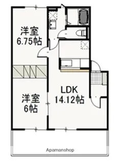 サンファミリーA【1階】の間取り