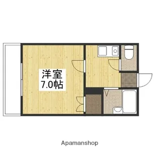 エスポアール中井【2階】の間取り