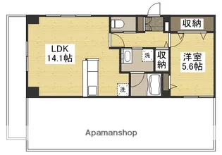 カサ・グランデ【7階】の間取り