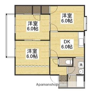 コーポ・カンナ【201号室】の間取り