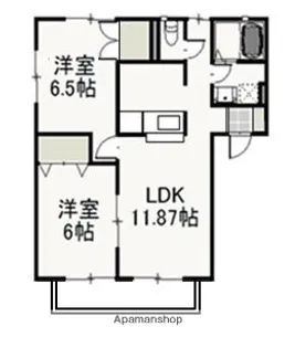 リジョイスタウン C【2階】の間取り