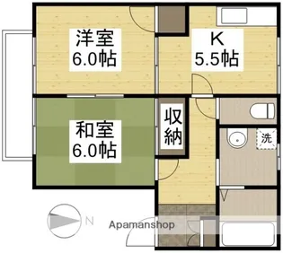 ハニーハイツⅥ【202号室】の間取り