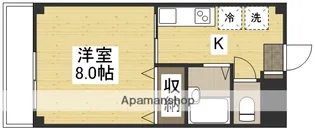 ベルメゾン山田Ⅱ号館【1階】の間取り