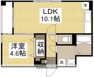 ルミエール大供【5階】の間取り