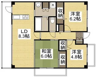 ホーフ パルク【2階】の間取り