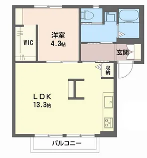 フレグランス京町【2階】の間取り