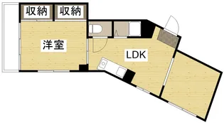 国際コーポ【403号室】の間取り