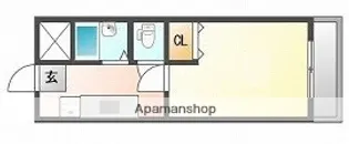 1Kの間取り画像