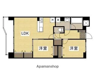 クレール西市【8階】の間取り