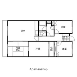 アーネスト矢坂【5階】の間取り