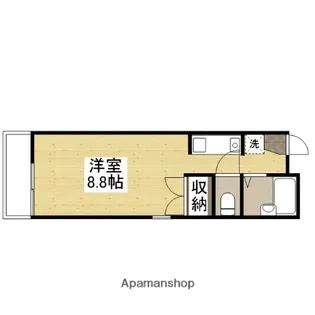 オリオンハウス【203号室】の間取り