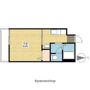 ディアス21 B棟【101号室】の間取り