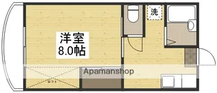 ベレール清心【202号室】の間取り