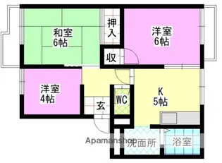 フラワーハイツⅡ【201号室】の間取り