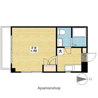 サニーフラッツ【4階】の間取り