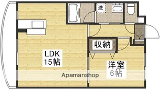 ローレルコート西川原【1階】の間取り