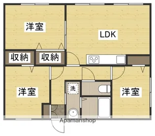 M’S ROSA【1階】の間取り