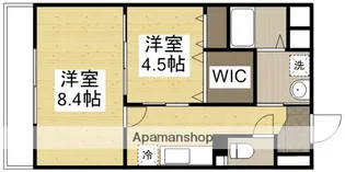 ASプレミアム表町【10階】の間取り