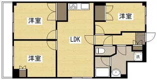 アリベ国富Ⅱ【403号室】の間取り